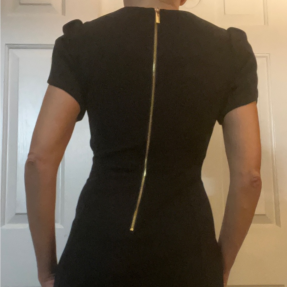 Calvin Klein tulip sleeve dress Black, sz XS - Picture 3 of 6